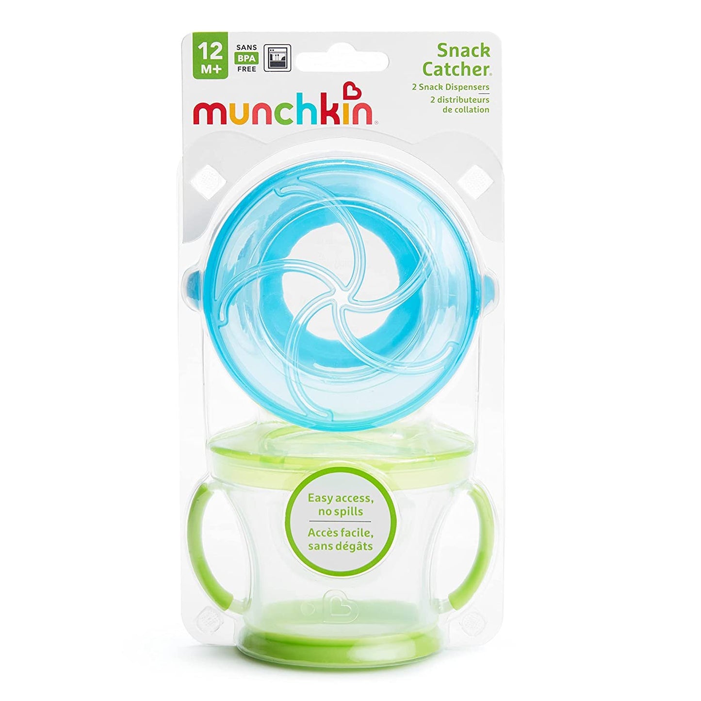 Munchkin® Snack Catcher®, 2 Pack, Pink/Purple