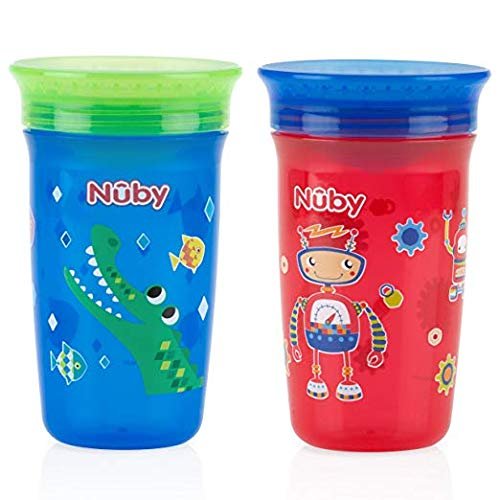 Nuby No Spill 360 Degree Printed Wonder Cup