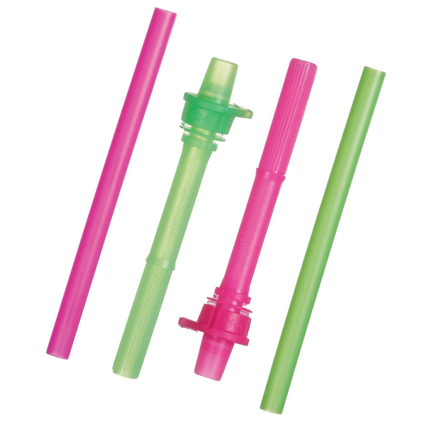 Munchkin Click Lock Replacement Straws with Valves - 2 pk - Assorted Colors