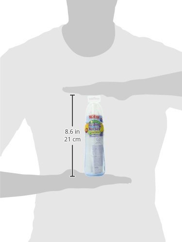Nuby Standard Neck Tinted Bottle, 8 Ounce, Colors May Vary, 1 Pack