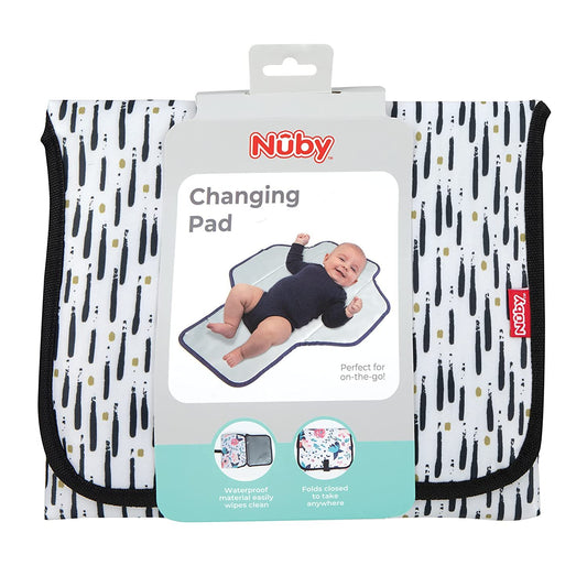 Nuby Portable Changing Pad, Brush Strokes
