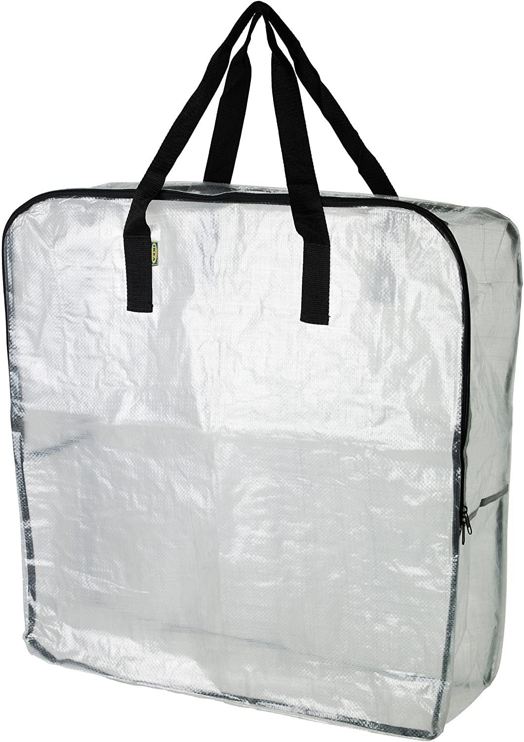 IKEA Extra Large Clear Storage Bag for Clothing Storage, Under the Bed Storage, Garage Storage, Recycling Bags (1)