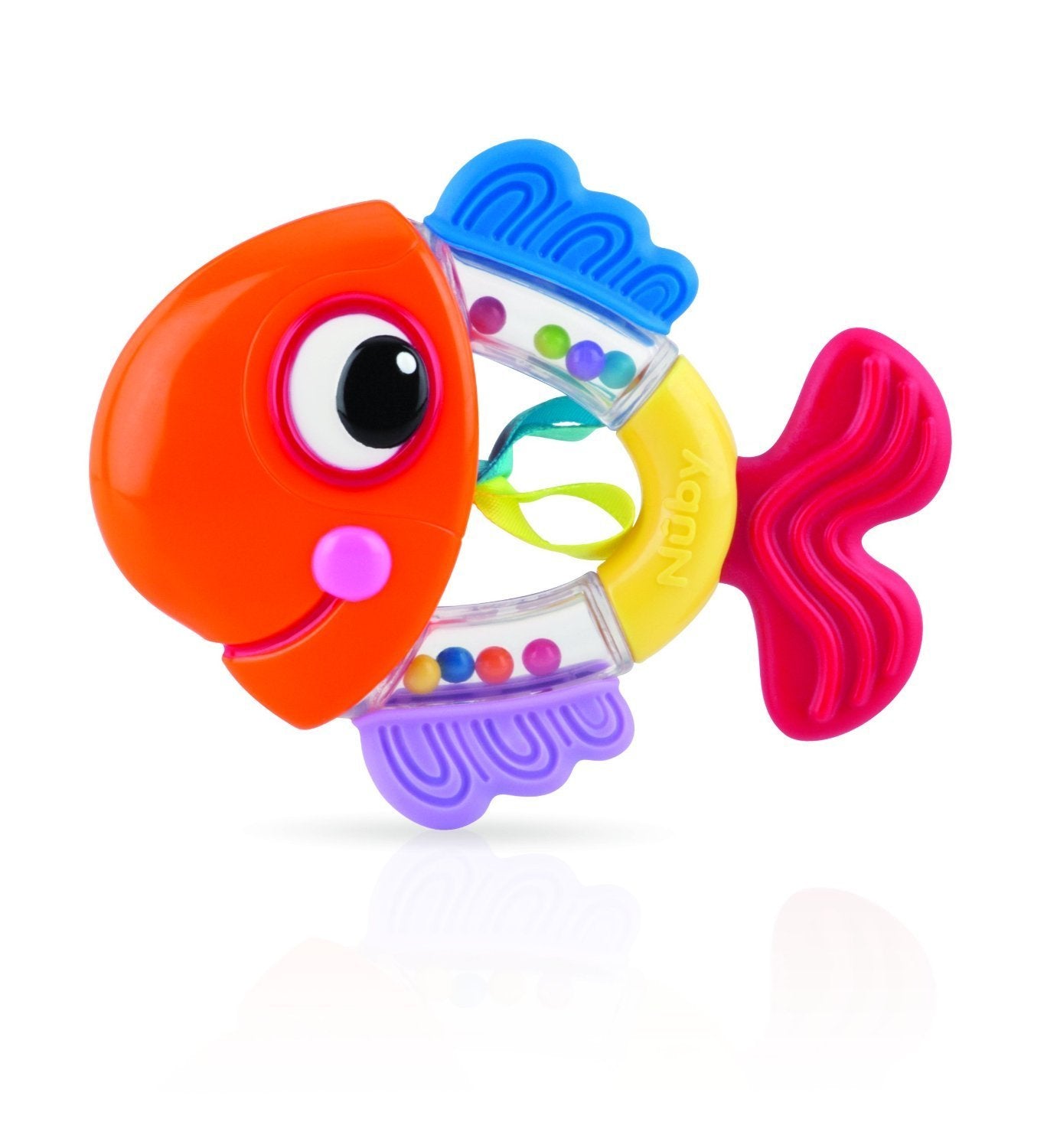 Nuby Rattle Pals Teether Toy, 3 Months Plus