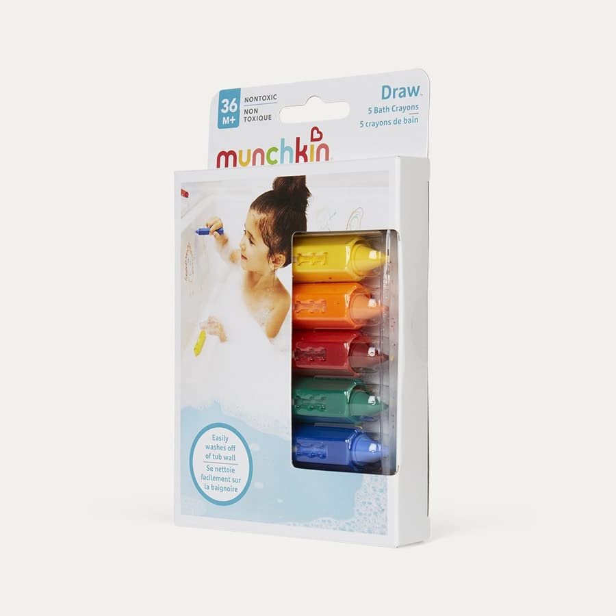Munchkin 5 Piece Bath Crayons Set (Pack of 2)