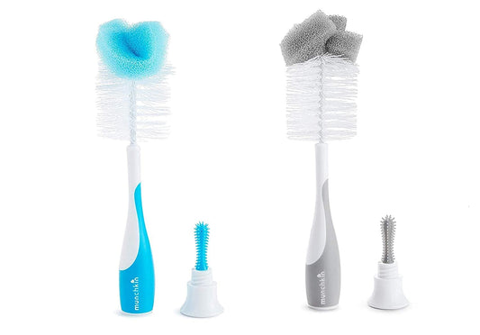 Munchkin   Sponge Bottle Brush with Nipple Brush