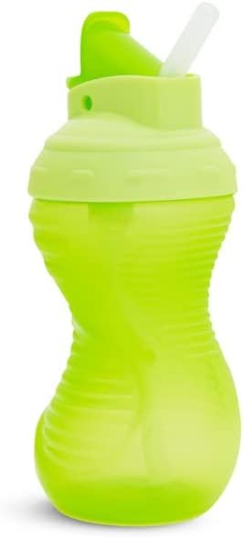 Munchkin Mighty Grip Flip Straw Cup, 10 oz 1 ea ( Pack of 3)