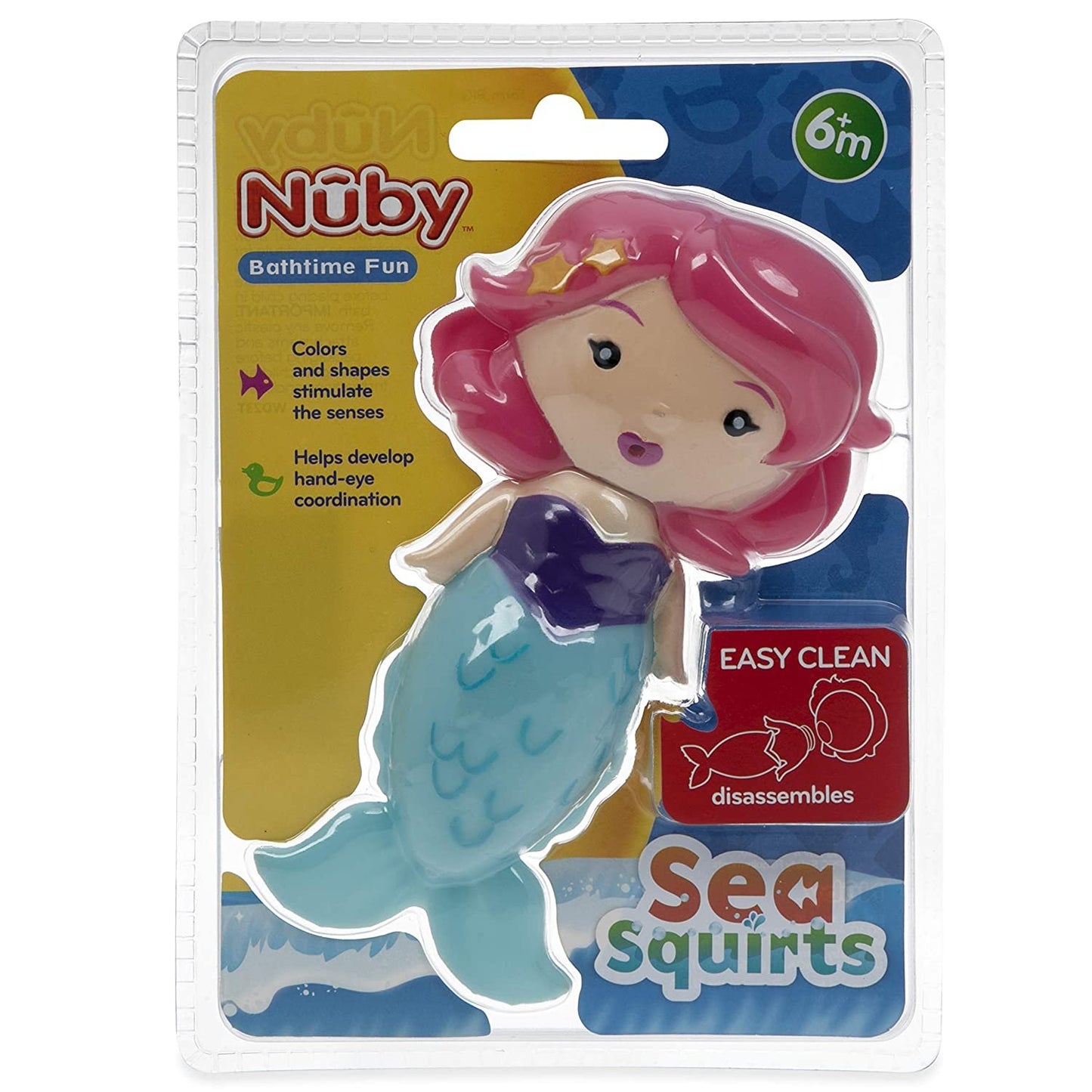 Nuby Submarine Sea Squirts Bath Toy - yellow, one size