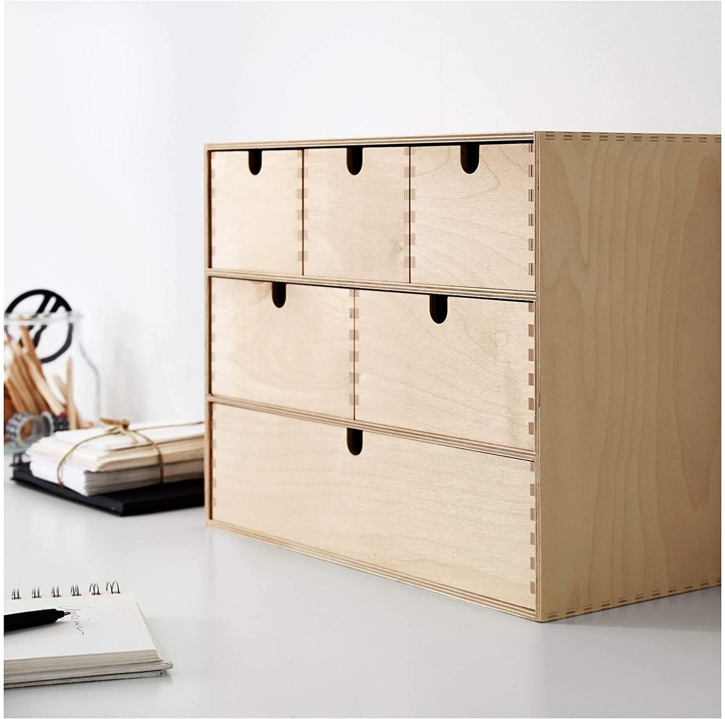 IKEA.. 402.163.57 Moppe Mini Storage Chest, Birch Plywood