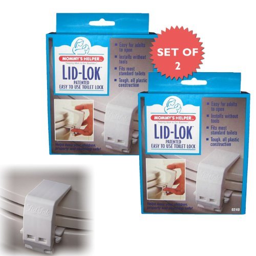 Mommy's Helper Toilet Seat Lid-Lok, Pack of 3