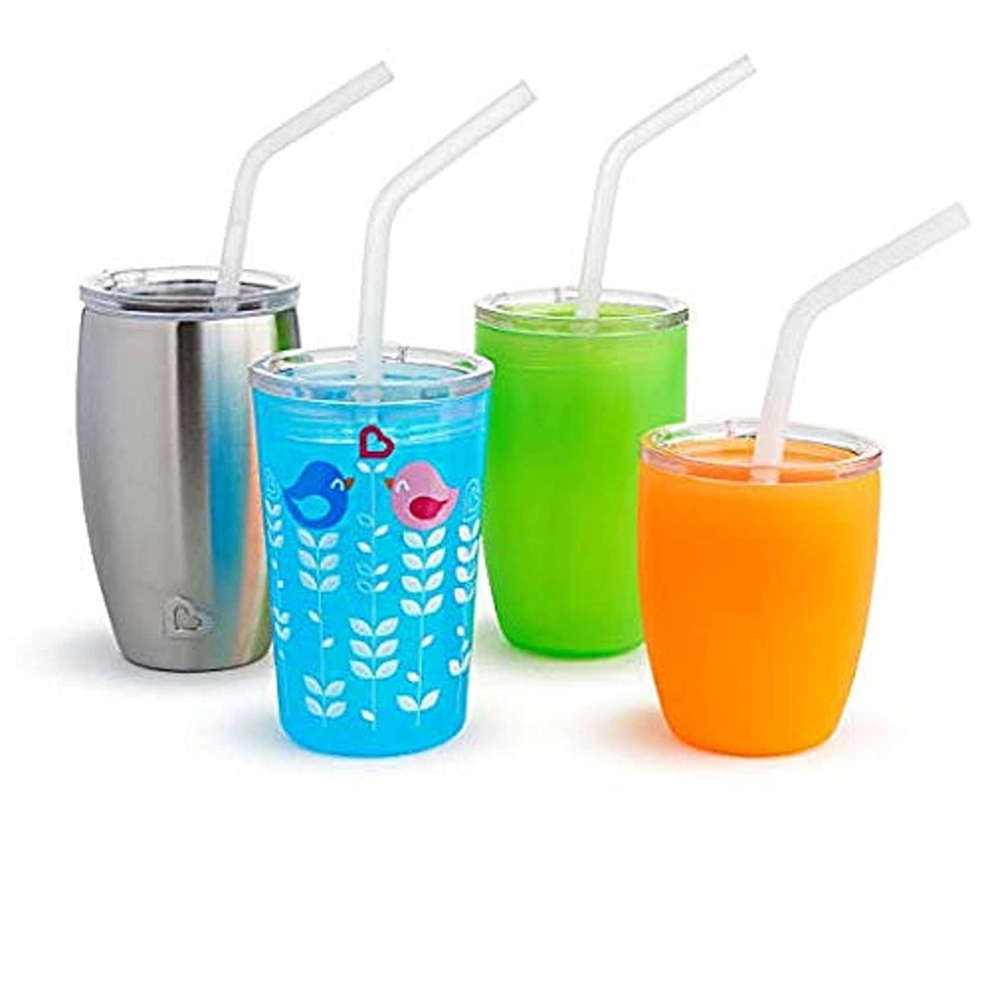 Munchkin Sippy and Straw Lids for Miracle 360 Cups, 3 Piece Set 2 Pack