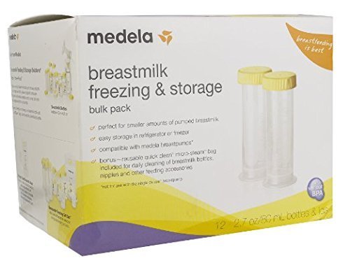 Medela Breast Milk Freezer Pack, 2.7 oz (80ml) Bottles