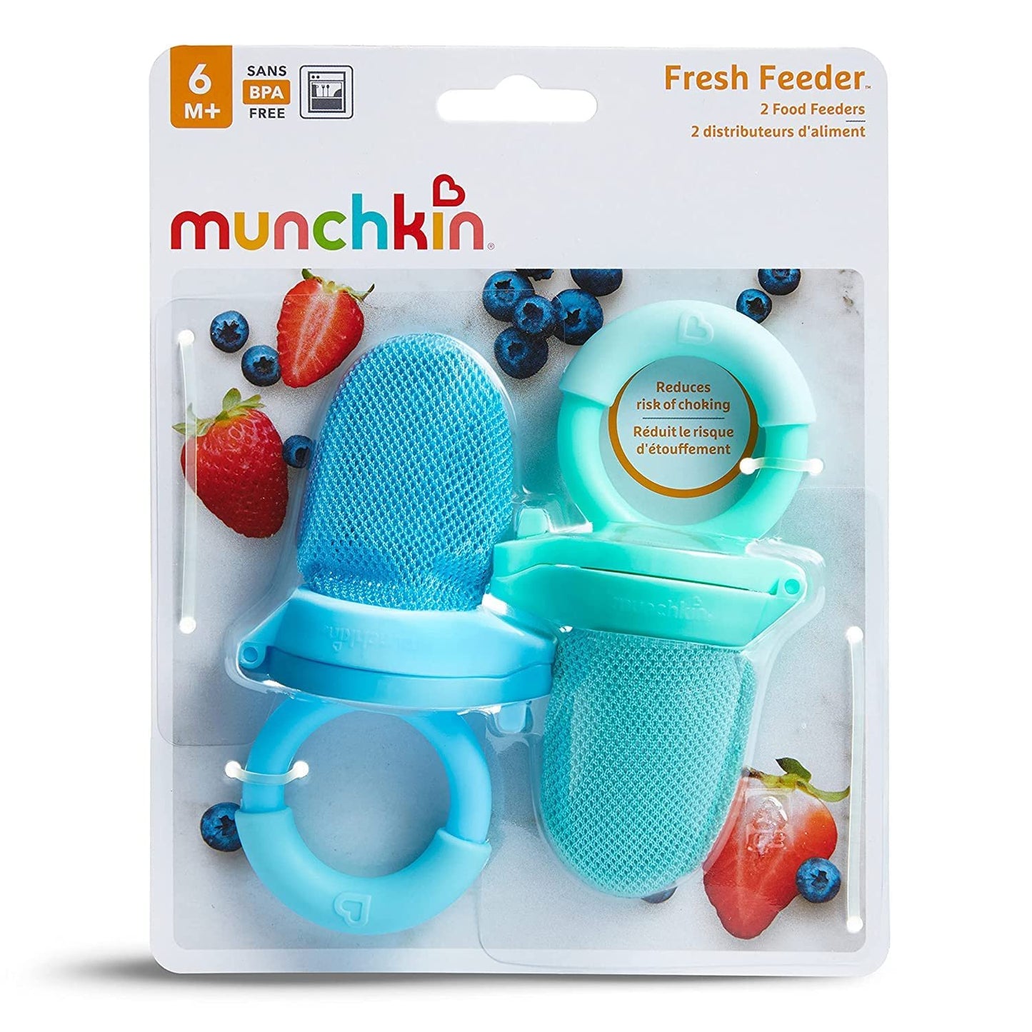 Munchkin Fresh Food Feeder, Assorted Colors, Set of 4