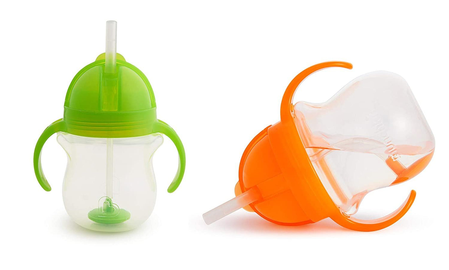 Munchkin Click Lock 7-Ounce Weighted Straw Flexi Cup Orange