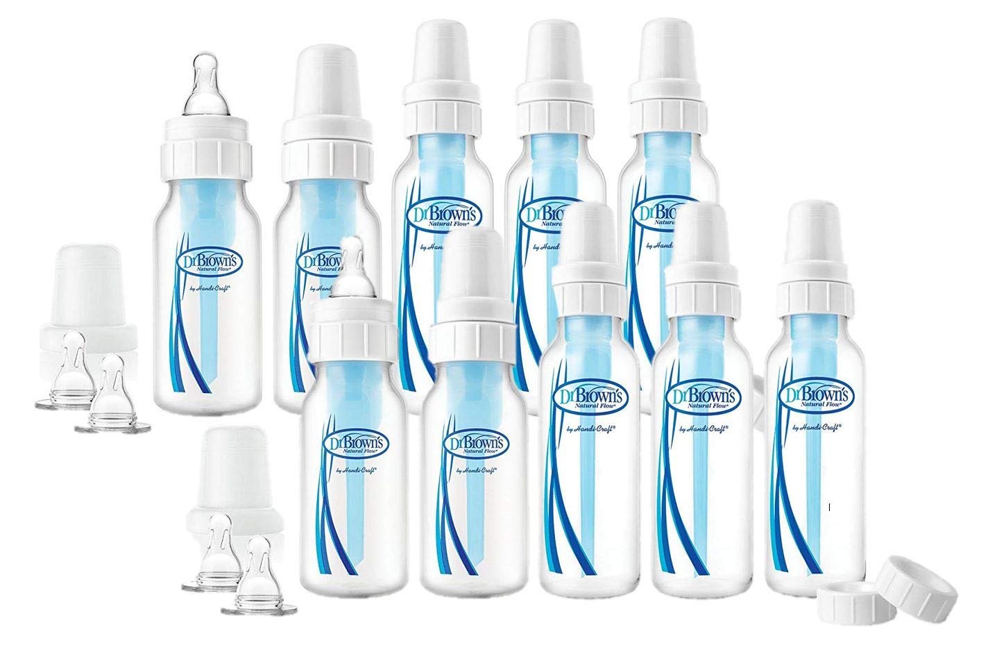 Dr. Browns BPA Natural Flow Bottle Newborn Feeding Set (Packaging May Vary) - 2 Sets