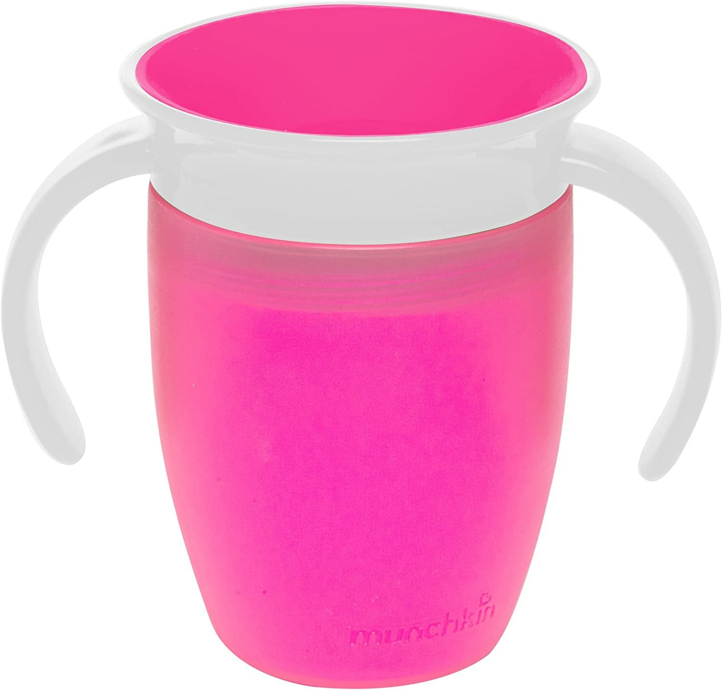 Munchkin Miracle 360 Trainer Cup, 7 Ounce 1-Pack - Pink