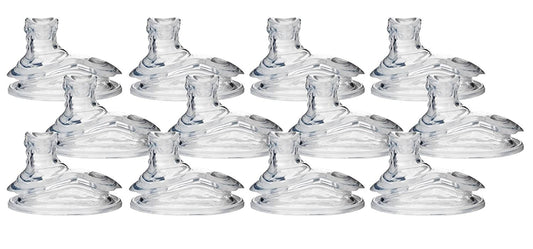 Nuby 4 Packs 8 Count Super Spout No Spill Replacement Spouts Clear