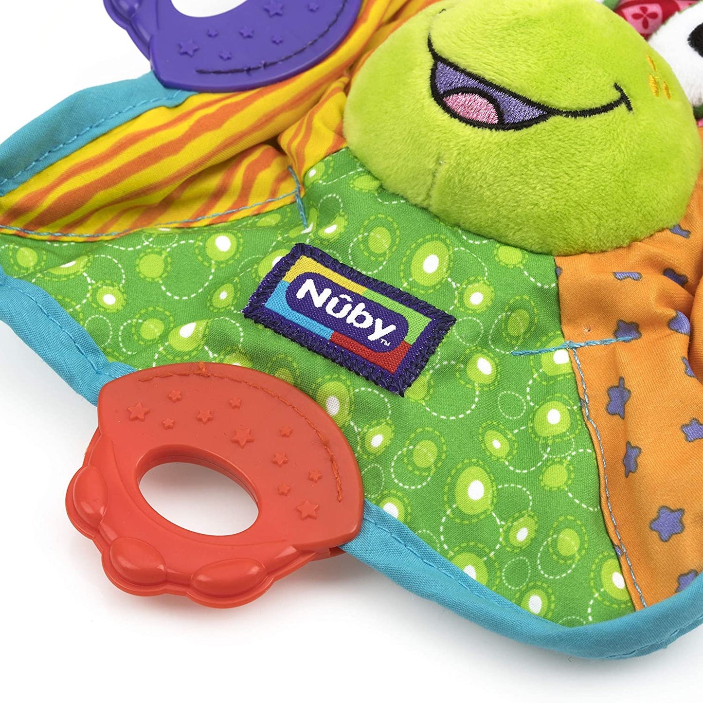 Nuby Teething Blankie, Characters May Vary, 1pk