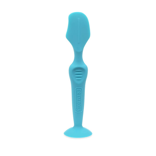 Nuby Silicone Diaper Cream Brush with Suction Base, Aqua