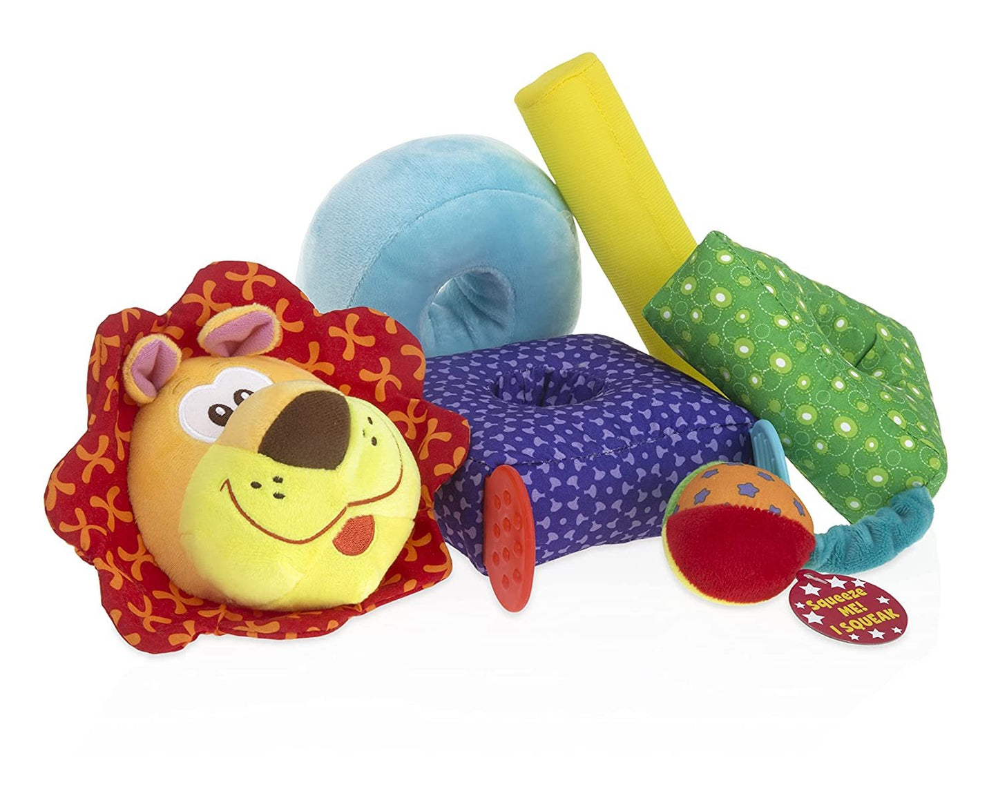 Nuby Build a Buddy- Plush Ring Stacker