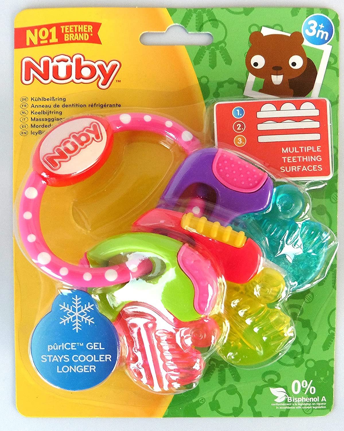 Nuby Ice Gel Teether Keys