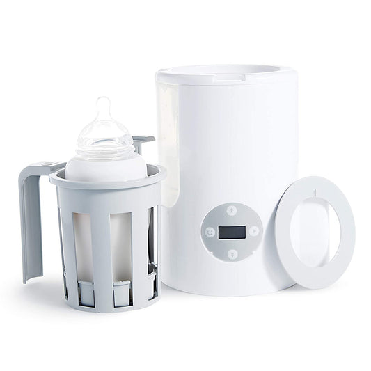 Munchkin Precision Digital Baby Bottle Warmer, Includes One-Touch Start and Auto Shut-Off Feature, White