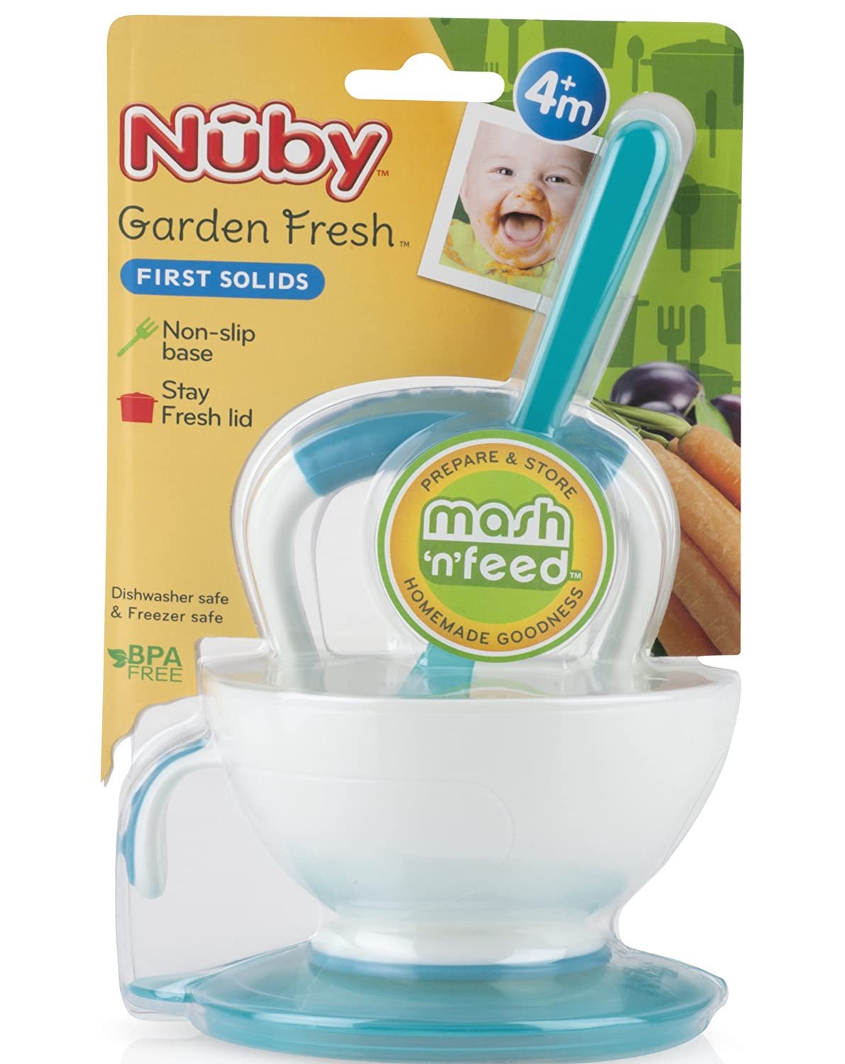 Nuby Garden Fresh Mash n' Feed