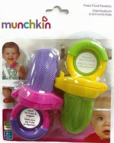 Munchkin Fresh Food Feeder, Assorted Colors, Set of 4