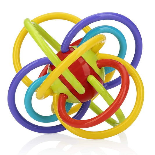 Nuby Lots A Loops Soothing Teether, 1 Pack, 3M+, Multi