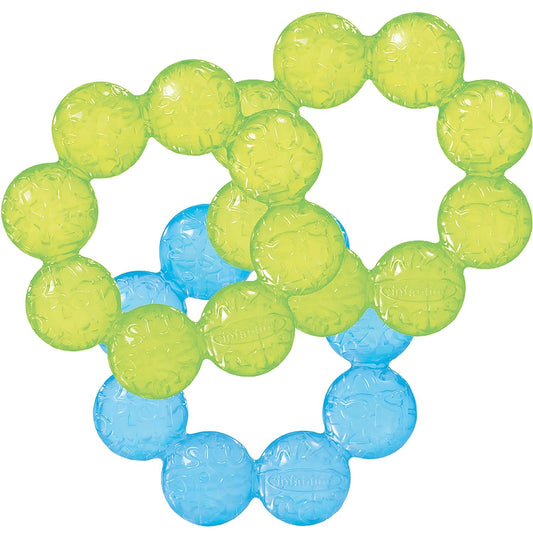 Infantino 3-Pack Water Teethers - 2 Pink + 1 Lime Set